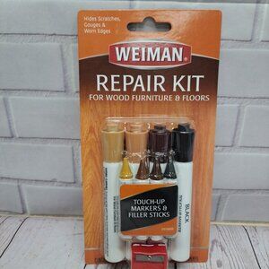 Weiman Wood Furniture Floors Repair Restore Kit Hide Scratches Chips Worn Edges